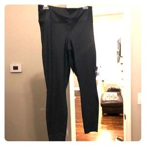 Dark gray athleta leggings (never worn) sz L